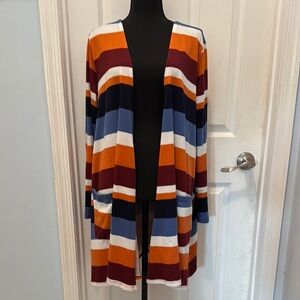 LuLaRoe Multicolor Striped Cardigan